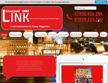 Tablet Screenshot of liverpoollink.co.uk